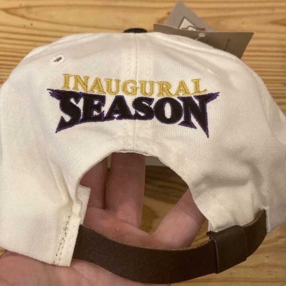 NWT Vintage Baltimore Ravens 1996 Inaugural Season Adjustable Cap Hat OSFA